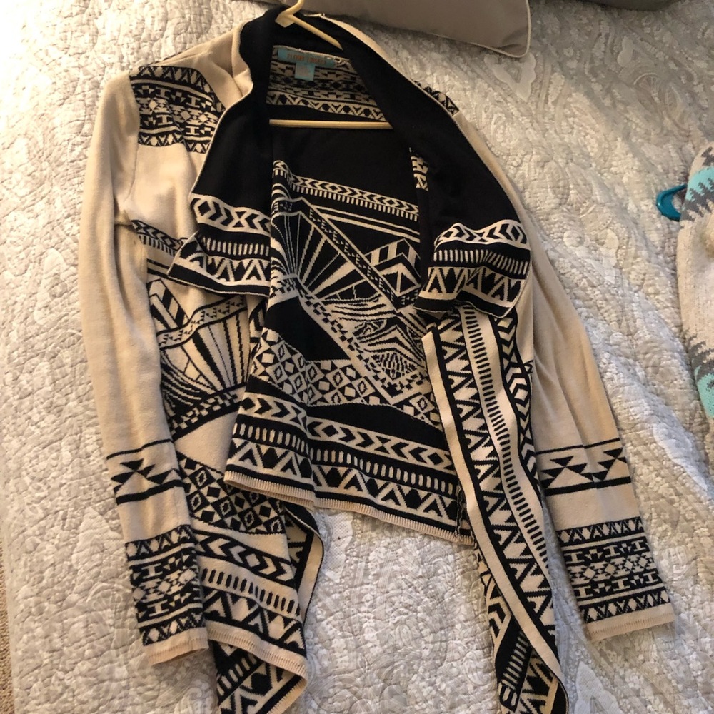 Open cardigan